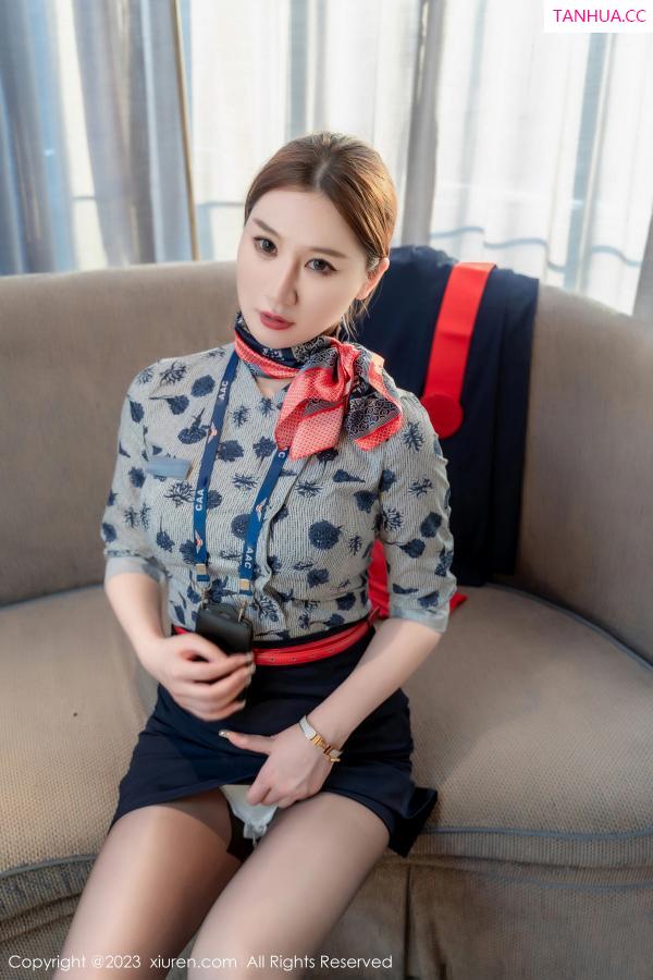 Coral 顾乔楠 [XiuRen]高清写真图 2023.02.20 No.6288 顾乔楠Cora 空姐制服第22张图片